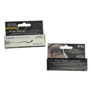 Ardell LashGrip Eyelash Adhesive Dark For Strip Lashes 2 Pack 0.25 oz New Simple